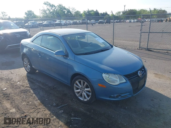 2007 Volkswagen Eos 2.0T with VIN WVWFA71F17V029541, listed as a IAAI auction lot 42171659 with 185,293 mi miles and . Bid and sale history available at DreamBid. Image 1.