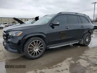 2022 Mercedes-Benz GLS 450 z VIN 4JGFF5KE1NA701996, wystawiony jako Copart lot #47044115 z przebiegiem 44 110 mil mil oraz Szkoda całkowita • Salvage title. Historia ofert i sprzedaży dostępna na DreamBid. Obrazek 1.