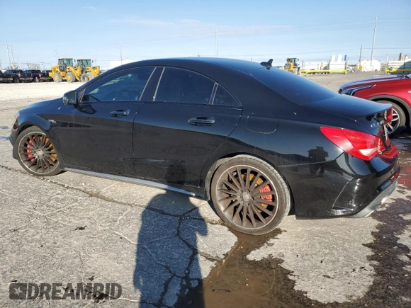 2015 Mercedes-Benz CLA 45 AMG with VIN WDDSJ5CB7FN167537, listed as a Copart auction lot 84003464 with 44,634 mi miles and Salvage Title. Bid and sale history available at DreamBid. Image 2.