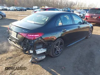2022 Mercedes-Benz C 300 with VIN W1KAF4HB2NR041156, listed as a IAAI auction lot 41125228 with 19,465 mi miles and . Bid and sale history available at DreamBid. Image 4.