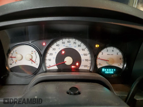 2006 Dodge Dakota ST with VIN 1D7HW28K36S627328, listed as a Copart auction lot 43163905 with 196,433 mi miles and Salvage Title. Bid and sale history available at DreamBid. Image 9.