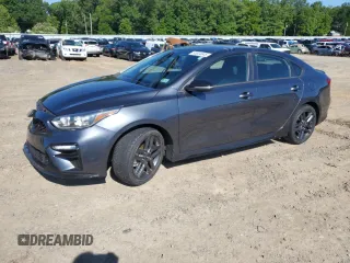 2020 Kia Forte GT-Line z VIN 3KPF34AD7LE186965, wystawiony jako Copart lot #55834645 z przebiegiem 76 509 mil mil oraz Szkoda całkowita • Salvage title. Historia ofert i sprzedaży dostępna na DreamBid. Obrazek 1.