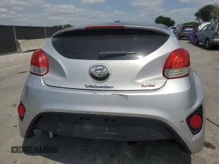 2014 Hyundai Veloster Turbo with VIN KMHTC6AE0EU192680, listed as a Copart auction lot 54486575 with 129,949 mi miles and Clean Title. Bid and sale history available at carsss.com. Image 6.