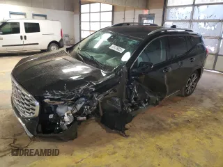 2019 GMC Terrain Denali with VIN 3GKALXEX0KL221747, listed as a Copart auction lot 47476825 with 0 mi miles and Salvage Title. Bid and sale history available at carsss.com. Image 1.