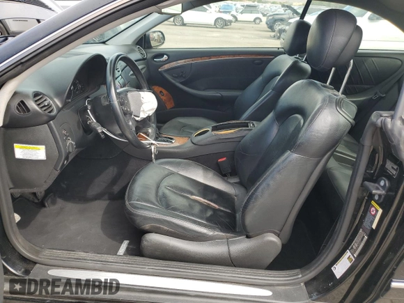 2008 Mercedes-Benz CLK 350 with VIN WDBTJ56H68F238690, listed as a Copart auction lot 72614554 with 116,216 mi miles and Salvage Title. Bid and sale history available at DreamBid. Image 7.