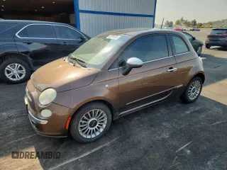 2012 FIAT 500 Lounge with VIN 3C3CFFCR5CT199034, listed as a Copart auction lot 62791585 with 146,541 mi miles and Clean title. Bid and sale history available at DreamBid. Image 1.