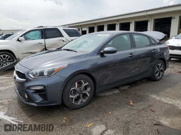 2019 Kia Forte LXS with VIN 3KPF24AD3KE041293, listed as a Copart auction lot 54855465 with 167,155 mi miles and Salvage title. Bid and sale history available at DreamBid. Image 1.