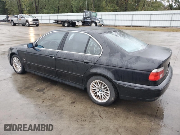 2003 BMW 5 Series 530iA with VIN WBADT63403CK37047, listed as a Copart auction lot 79614074 with 164,261 mi miles and Salvage Title. Bid and sale history available at carsss.com. Image 2.