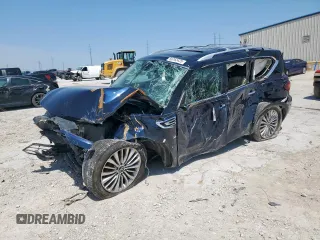 2018 Infiniti QX80 with VIN JN8AZ2NE4J9192213, listed as a Copart auction lot 56762425 with Not provided miles and Non repairable. Bid and sale history available at DreamBid. Image 1.