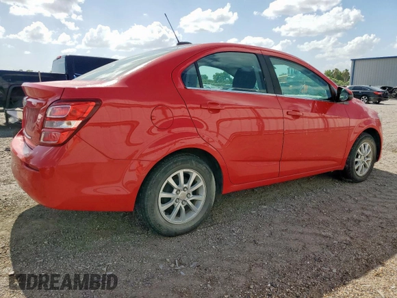 2017 Chevrolet Sonic LT with VIN 1G1JD5SH2H4117715, listed as a Copart auction lot 61472535 with 143,955 mi miles and Salvage title. Bid and sale history available at DreamBid. Image 3.