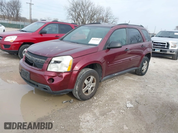 2007 Chevrolet Equinox LS with VIN 2CNDL13F576013693, listed as a IAAI auction lot 41834412 with 204,636 mi miles. Bid and sale history available at carsss.com. Image 17.