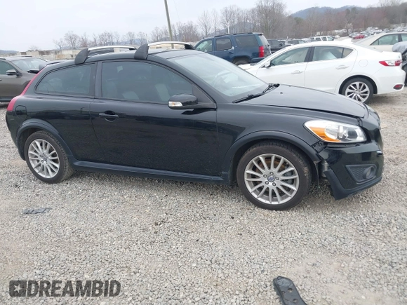 2011 Volvo C30 with VIN YV1672MK3B2213264, listed as a IAAI auction lot 41801822 with 105,715 mi miles. Bid and sale history available at carsss.com. Image 1.