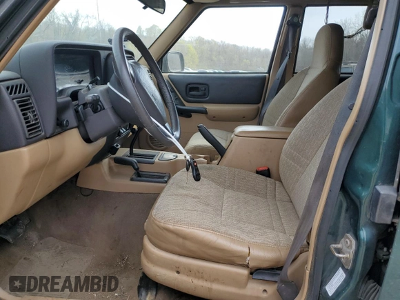 2001 Jeep Cherokee Sport with VIN 1J4FF48S61L575056, listed as a Copart auction lot 53808195 with 0 mi miles and Clean Title. Bid and sale history available at carsss.com. Image 7.