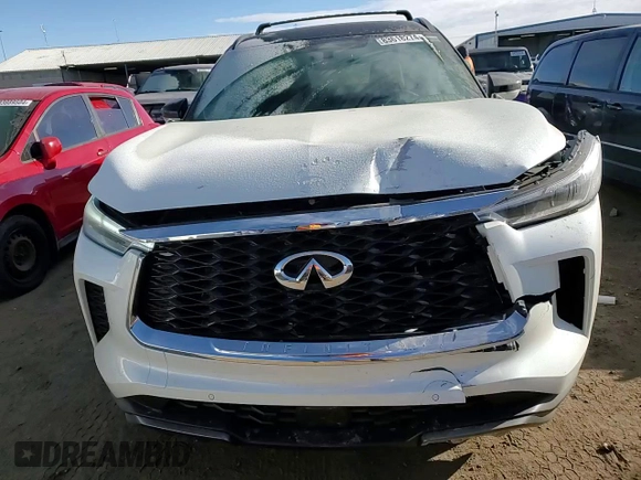 2024 Infiniti QX60 Autograph with VIN 5N1DL1HU7RC333485, listed as a Copart auction lot 83618274 with 12,714 mi miles and Salvage title. Bid and sale history available at DreamBid. Image 12.