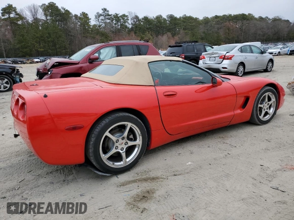 2001 Chevrolet Corvette with VIN 1G1YY32G515105766, listed as a Copart auction lot 48516205 with 118,313 mi miles and Salvage Title. Bid and sale history available at carsss.com. Image 3.
