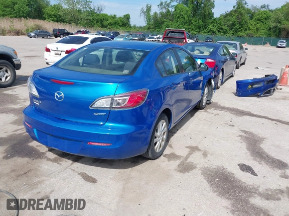 2012 Mazda 3 i Touring with VIN JM1BL1V8XC1662834, listed as a IAAI auction lot 42173090 with 130,550 mi miles and . Bid and sale history available at DreamBid. Image 4.