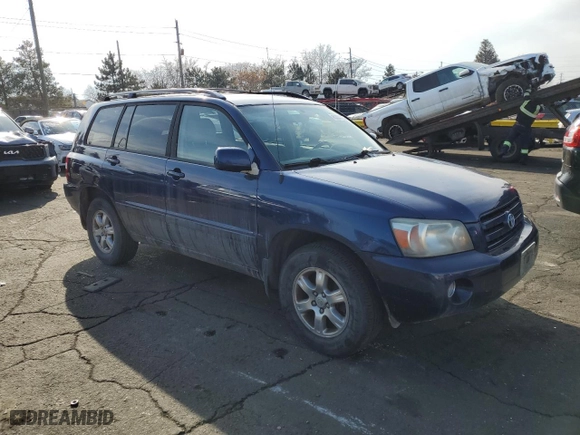 2006 Toyota Highlander with VIN JTEGP21A960120087, listed as a Copart auction lot 45334735 with 196,745 mi miles and Clean Title. Bid and sale history available at carsss.com. Image 4.
