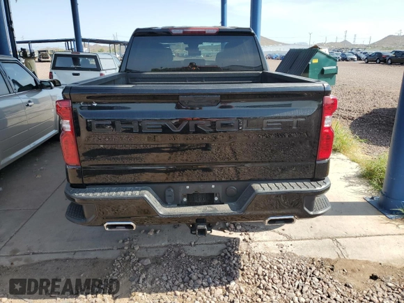 2022 Chevrolet Silverado 1500 Custom Trail Boss with VIN 3GCPDCED0NG631950, listed as a Copart auction lot 64843644 with 49,229 mi miles and Salvage Title. Bid and sale history available at DreamBid. Image 6.