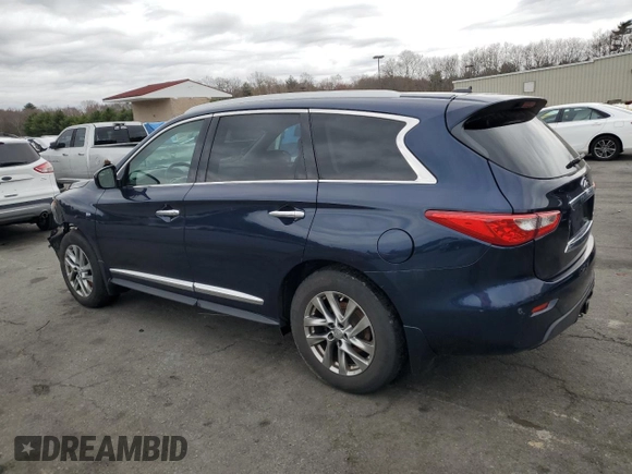 2015 Infiniti QX60 with VIN 5N1AL0MM6FC505925, listed as a Copart auction lot 52889765 with 132,463 mi miles and Non repairable. Bid and sale history available at DreamBid. Image 2.