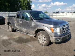 2013 Ford F-150 XL with VIN 1FTEX1CM5DFC69460, listed as a Copart auction lot 57601805 with 81,338 mi miles and Salvage title. Bid and sale history available at DreamBid. Image 4.