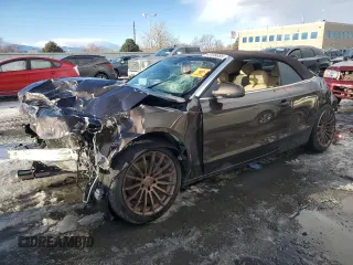 2013 Audi A5 Premium Plus with VIN WAULFAFHXDN008773, listed as a Copart auction lot 42039555 with 0 mi miles and Salvage Title. Bid and sale history available at carsss.com. Image 1.
