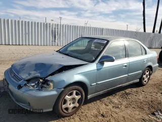 2000 Honda Civic EX with VIN 1HGEJ8649YL045994, listed as a Copart auction lot 50049695 with 119,083 mi miles and Salvage Title. Bid and sale history available at carsss.com. Image 1.