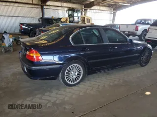 2002 BMW 3 Series 330i with VIN WBAEV53432KM15028, listed as a Copart auction lot 45958805 with 200,546 mi miles and Salvage Title. Bid and sale history available at carsss.com. Image 3.