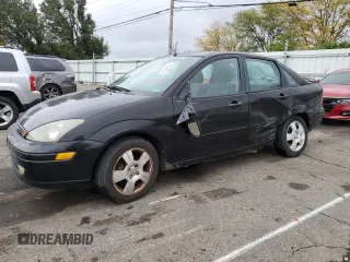 2003 Ford Focus ZTS with VIN 1FAFP38383W181376, listed as a Copart auction lot 75478074 with 179,142 mi miles and Salvage Title. Bid and sale history available at carsss.com. Image 1.