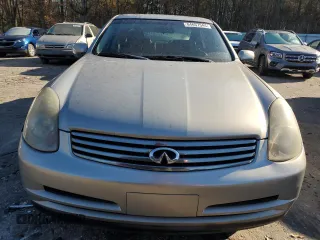 2003 Infiniti G35 w/Leather with VIN JNKCV51E83M016075, listed as a Copart auction lot 84657544 with 196,858 mi miles and Salvage Title. Bid and sale history available at DreamBid. Image 5.