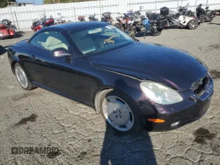 2002 Lexus SC 430 with VIN JTHFN48Y120027674, listed as a Copart auction lot 71220864 with 135,125 mi miles and Salvage Title. Bid and sale history available at carsss.com. Image 4.