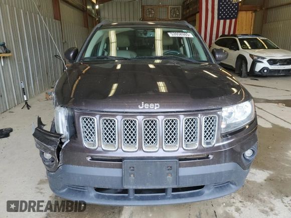 2014 Jeep Compass Latitude with VIN 1C4NJDEB1ED661332, listed as a Copart auction lot 53958985 with 116,020 mi miles and Salvage Title. Bid and sale history available at DreamBid. Image 5.