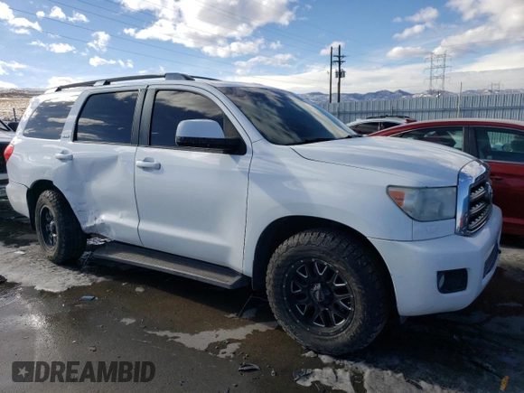 2013 Toyota Sequoia SR5 with VIN 5TDBW5G16DS079194, listed as a Copart auction lot 42628045 with 165,075 mi miles and Salvage Title. Bid and sale history available at carsss.com. Image 4.