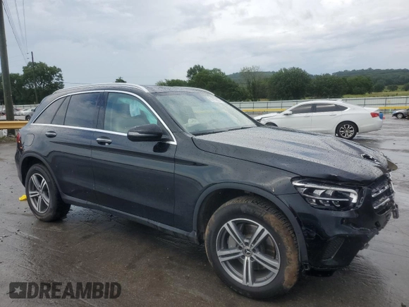 2020 Mercedes-Benz GLC 300 with VIN WDC0G8DB6LF726012, listed as a Copart auction lot 61417835 with 37,688 mi miles and Salvage title. Bid and sale history available at DreamBid. Image 4.