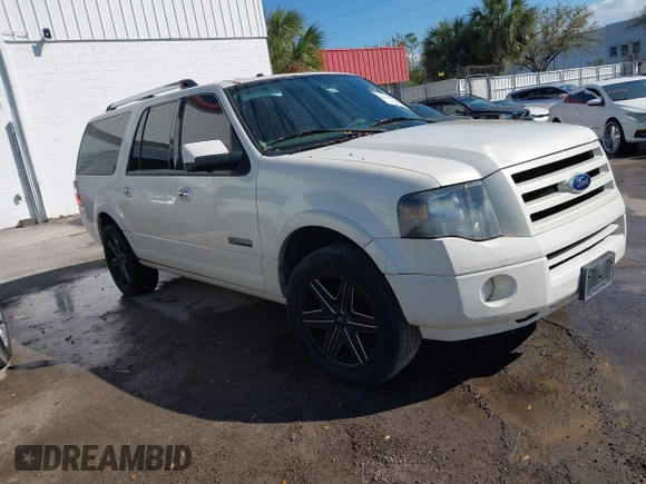 2008 Ford Expedition EL Limited with VIN 1FMFK195X8LA08217, listed as a IAAI auction lot 41638362 with 259,569 mi miles. Bid and sale history available at carsss.com. Image 1.