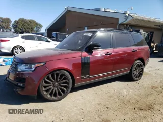 2017 Land Rover Range Rover with VIN SALGS5FE5HA363336, listed as a Copart auction lot 73380184 with 88,150 mi miles and Salvage title. Bid and sale history available at DreamBid. Image 1.
