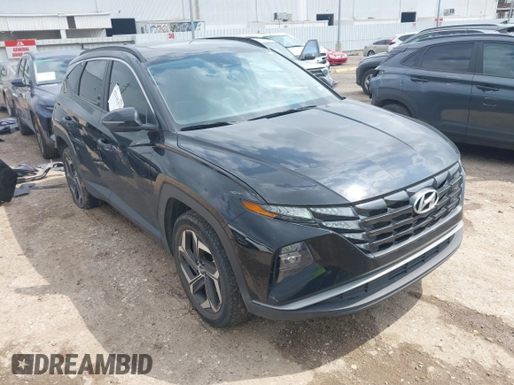 2023 Hyundai Tucson SEL with VIN 5NMJFCAE9PH210279, listed as a IAAI auction lot 42115371 with 36,144 mi miles. Bid and sale history available at carsss.com. Image 1.
