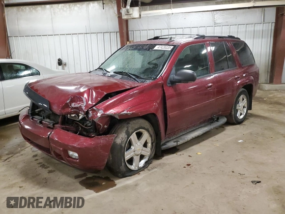 2009 Chevrolet TrailBlazer LT w/2LT with VIN 1GNDT33S992101294, listed as a Copart auction lot 47428335 with 210,812 mi miles and Clean Title. Bid and sale history available at carsss.com. Image 1.