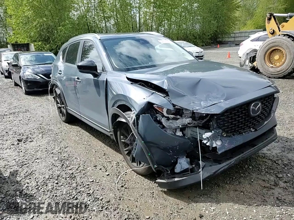 2023 Mazda CX-5 2.5 S Preferred Package with VIN JM3KFBCM3P0128607, listed as a Copart auction lot 54008445 with 26,852 mi miles and Salvage Title. Bid and sale history available at carsss.com. Image 14.
