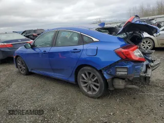 2020 Honda Civic Sedan EX-L with VIN 19XFC1F7XLE204196, listed as a Copart auction lot 49874965 with 70,907 mi miles and Salvage Title. Bid and sale history available at carsss.com. Image 2.