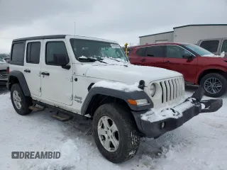 2020 Jeep Wrangler Unlimited Willys with VIN 1C4HJXDN3LW226422, listed as a Copart auction lot 52648335 with 103,097 mi miles and Salvage title. Bid and sale history available at DreamBid. Image 4.