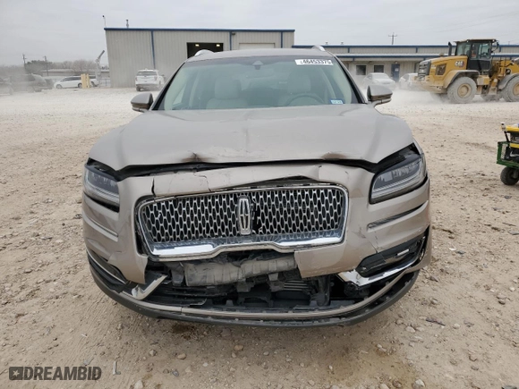 2019 Lincoln Nautilus Standard with VIN 2LMPJ6J95KBL18872, listed as a Copart auction lot 46453375 with 35,307 mi miles and Salvage Title. Bid and sale history available at carsss.com. Image 5.