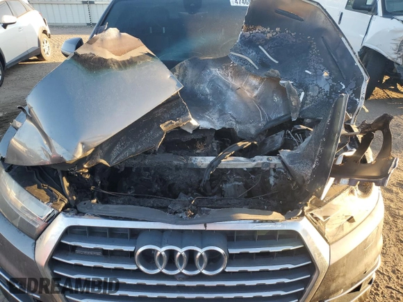 2017 Audi Q7 Premium Plus with VIN WA1LAAF77HD022306, listed as a Copart auction lot 47465505 with 0 mi miles and Non Repairable. Bid and sale history available at carsss.com. Image 12.