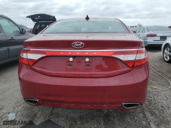 2014 Hyundai Azera with VIN KMHFG4JG1EA411560, listed as a Copart auction lot 75545444 with 66,322 mi miles and Non Repairable. Bid and sale history available at carsss.com. Image 6.
