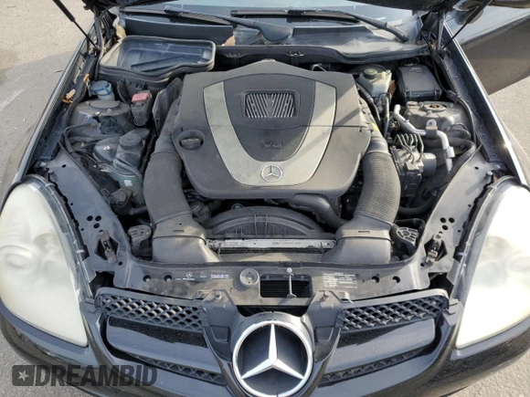 2009 Mercedes-Benz SLK-Class 3.0L with VIN WDBWK54F69F210840, listed as a Copart auction lot 78184264 with 139,871 mi miles and Salvage Title. Bid and sale history available at carsss.com. Image 11.