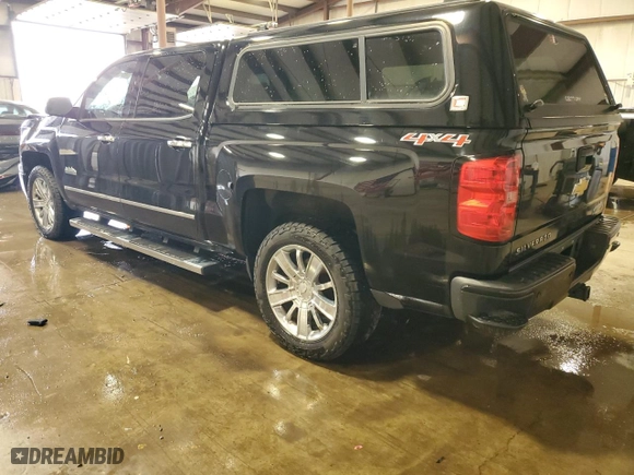 2014 Chevrolet Silverado 1500 High Country with VIN 3GCUKTEC2EG484126, listed as a Copart auction lot 47131375 with 98,731 mi miles and Salvage Title. Bid and sale history available at carsss.com. Image 2.