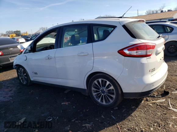 2017 Ford C-Max Energi Titanium with VIN 1FADP5FU1HL107840, listed as a Copart auction lot 41623954 with 138,648 mi miles. Bid and sale history available at carsss.com. Image 2.