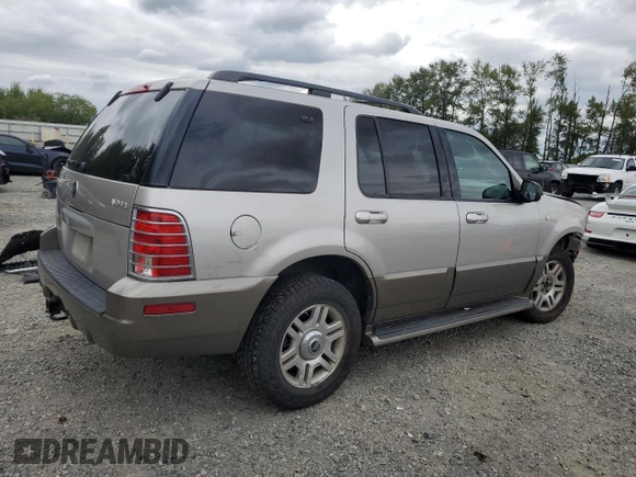 2004 Mercury Mountaineer Convenience z VIN 4M2ZU86W74ZJ27510, wystawiony jako Copart lot #62670205 z przebiegiem 108 285 mil mil oraz Szkoda całkowita • Salvage title. Historia ofert i sprzedaży dostępna na DreamBid. Obrazek 3.