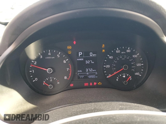 2020 Kia Rio LX with VIN 3KPA24AD1LE268526, listed as a Copart auction lot 53306915 with 48,900 mi miles and Salvage Title. Bid and sale history available at DreamBid. Image 9.