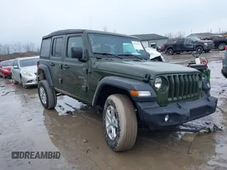 2023 Jeep Wrangler Sport with VIN 1C4HJXDG4PW541155, listed as a IAAI auction lot 41651222 with 30,283 mi miles and . Bid and sale history available at DreamBid. Image 1.