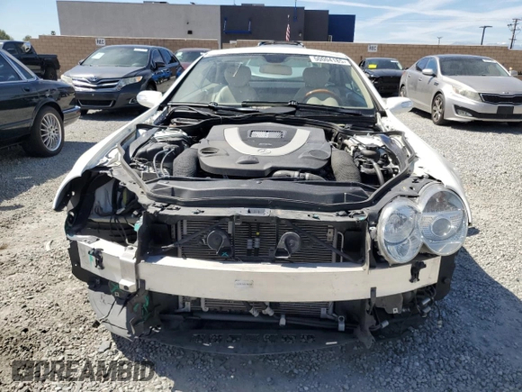 2008 Mercedes-Benz SL 550 with VIN WDBSK71FX8F141776, listed as a Copart auction lot 50004185 with 58,668 mi miles and Salvage title. Bid and sale history available at DreamBid. Image 5.